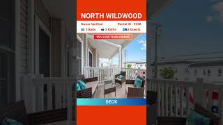 #vacationrental - 1 Block from Beach and Boards | North Wildwood | SSR Rental ID: 9258