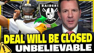 💲BOMBASTIC NEGOTIATION: RAIDERS CONSIDER TRADING O'CONNELL TO STEELERS!RAIDERS NEWS TODAY
