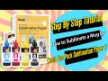 Step by Step Tutorial / How to Sublimate a Mug with Koala Sublimation Paper ?