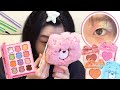 【挑戰】又翻車了!? 妞妞能畫出仙氣彩虹妝嗎? Care Bear SHEGLAM彩妝組[NyoNyoTV妞妞TV]