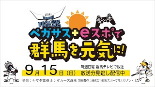 ペガサス+eスポで群馬を元気に（9/15放送分）