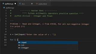 Hacker Rank - Arithmetic operations practice questions Python Division Integer and Float #program ❤️