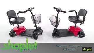 Drive Devilbiss Healthcare Bobcat X4 Compact Transportable Power Mobility Scooter