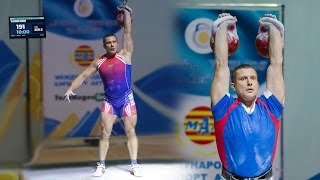 Vladimir Gurov - kettlebell biathlon @ World Championship 2016 (Kazakhstan)