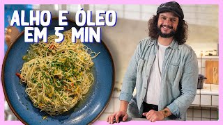 MACARRÃO ALHO EM ÓLEO EM MENOS DE 5 MINUTOS | Mohamad Hindi