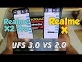 Realme x2 pro vs realme x ufs 3.0 vs ufs 2.0 speedtest