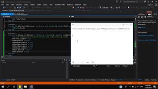 Tutorial on how to Enabled and Disabled: Button and Textbox using VB.Net - Part 2