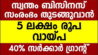 Government Subsidy Loan for Business  EP -1 | ബിസിനസ് സംരംഭം തുടങ്ങുവാൻ 5 ലക്ഷം രൂപ വായ്പ| Bank Loan