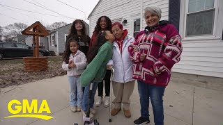 Family saves money with 4 generations living together