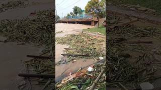 NGERI BENDUNGAN CIJENGKOL CIASEM SAAT BANJIR #shorts