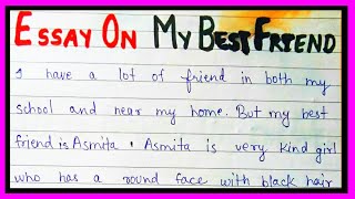 Essay on My Best Friend in english | Short note on my best friend | My best friend par essay