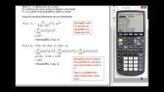 Computing Binomial Probabilies with a TI-83