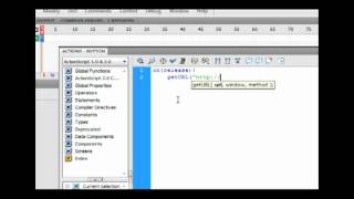 Adding an external hyperlink from button in Flash