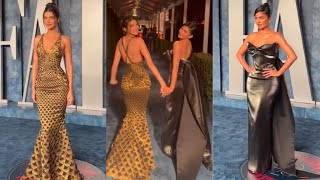 Kendall & Kylie Jenner Attend Vanity Fair Oscar Party 2023