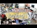 MESSY HOUSE TRANSFORMATION :: COMPLETE DISASTER CLEAN WITH ME 2019 :: ALL DAY CLEANING MOTIVATION