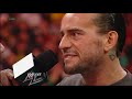 Raw CM Punk and Chris Jericho trade verbal barbs about