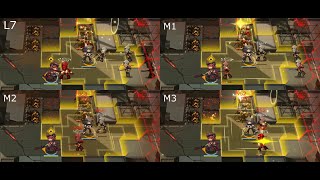 [Arknights] Texas Skill 2 Mastery Comparison on 4-7