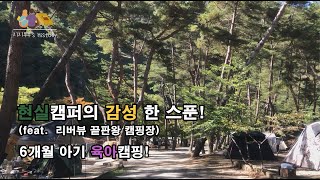 EP 13. 신혼부부 캠핑 브이로그 / River view camping with 6 month old baby / 6개월 아기 캠핑 / 육아캠핑 / 강원도 캠핑 / 영월 캠핑