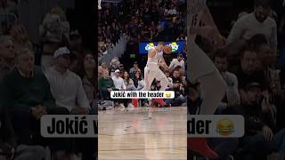 Nikola Jokić getting creative with his inbound passes 🤣