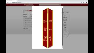 Tutorial and Manufacturing Process of Custom USC Graduation Sashes 2022