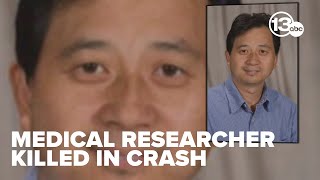 'We're in disbelief': Colleagues mourn loss of medical researcher killed in crash