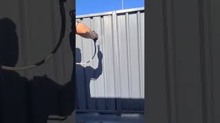 Best spray, painting a fence #shorts #trending #best #satisfying #tutorial #triggers 👍\u0026🔔