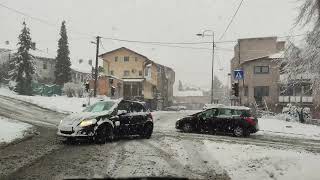 Sarajevo city drive during a heavy snowfall @4K 60 FPS (sniježna vožnja gradom) - 26.02.2023