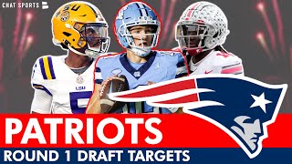 New England Patriots NFL Draft Targets For Round 1 Ft. Drake Maye & Jayden Danie
