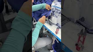 边车上罗纹下摆每小时130件达标。 #縫製 #sewing @Asiawu