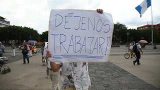 Reclaman fin del confinamiento en Guatemala | AFP