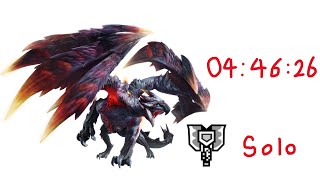 괴이 극복 발파루크 차지액스 솔로 04:46:26, Risen Crimson Glow Valstrax Charge Blade Solo 04:46:26