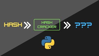 Crack Hashed Passwords with Python Script | Python 3 😎