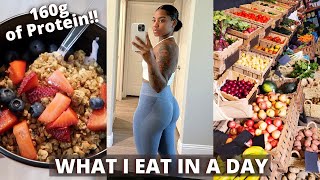 WHAT I EAT IN A DAY | High Protein (160G) | ZENEZ