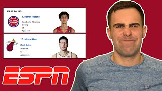 Reacting to ESPN's New 2024 Two Round NBA Mock Draft | JB #29