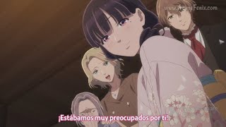 Miyo salva a Kiyoka de morir y se declaran su amor - Watashi no Shiawase