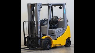 Jungheinrich TFG 320s (2018) LPG forklift truck, triplex mast, free lift, sideshift, 2.324 hours