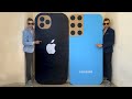 iPhone 13 vs Samsung S22 Cardboard Incoming Call