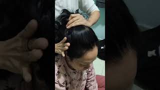 Độn phồng quả bưởi đúp bồ hai màu nè #buitocgia #wigs