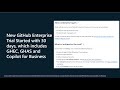 GitHub Enterprise Trial with Managed User Setup