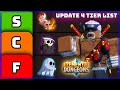 Update 4 Full Complete Tier List! | New Elements Ranked | Best Elements To Get in Elemental Dungeons