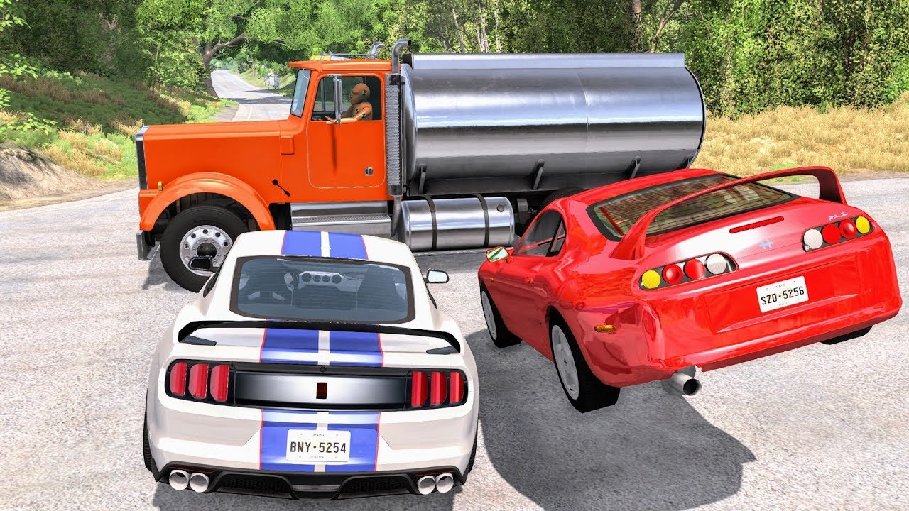 Street Racing Crashes #10 - BeamNG Drive | CrashBoomPunk - YouTube