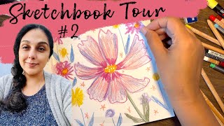 Sketchbook Tour #2 - How I Embraced the Habit of Keeping a Sketchbook in my 40's - Art Vlog #6