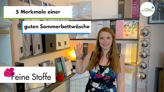 5 Merkmale einer guten Sommerbettwäsche | Feine Stoffe