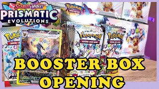 $800 PRISMATIC EVOLUTIONS OPENING A BOOSTER BOX??? | Pokemon ETB + Booster Box Unboxing!