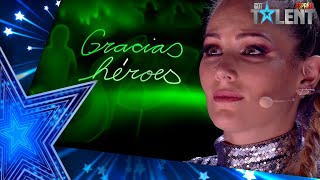 El HOMENAJE a los HÉROES de la PANDEMIA emociona a Edurne | Semifinal 04 | Got Talent España 2021