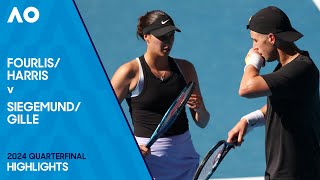 Harris/Fourlis v Gille/Siegemund Highlights | Australian Open 2024 Quarterfinal