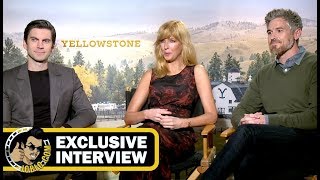 Wes Bentley, Kelly Reilly \u0026 Dave Annabelle YELLOWSTONE Interview! (JoBlo.com Exclusive_