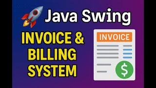 🚀 Java Swing Invoice & Billing System