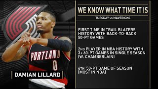 How Far Can Dame Take The Blazers? | NBA on TNT Reacts To Lillard's 61-PT Game