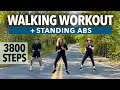 Walking Workout #18 + Standing Abs (28 MIN) 3800 Steps